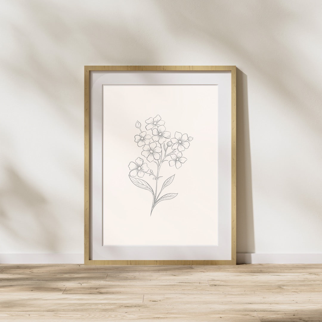 Forget Me Not Digital Print